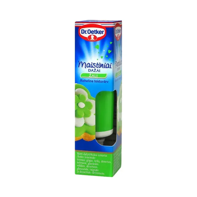 Geeltoiduvärv roheline, DR.OETKER, 10 g