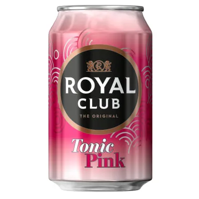 Toonik roosa Royal Club magusainetega 0,33l