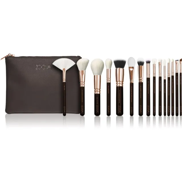 ZOEVA The Artists Brush Set Rose Golden Edition Reisipintslite/-harjade komplekt