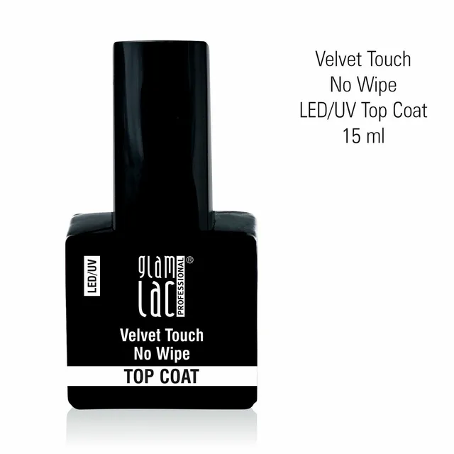 GlamLac LE/UV Velvet Touch No Wipe Top Coat