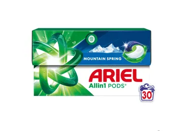 Pesukapslid ARIEL Mountain Spring 30pk