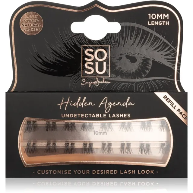 SOSU Cosmetics Hidden Agenda Undetectable Lashes Ripsmetutikud 10 mm