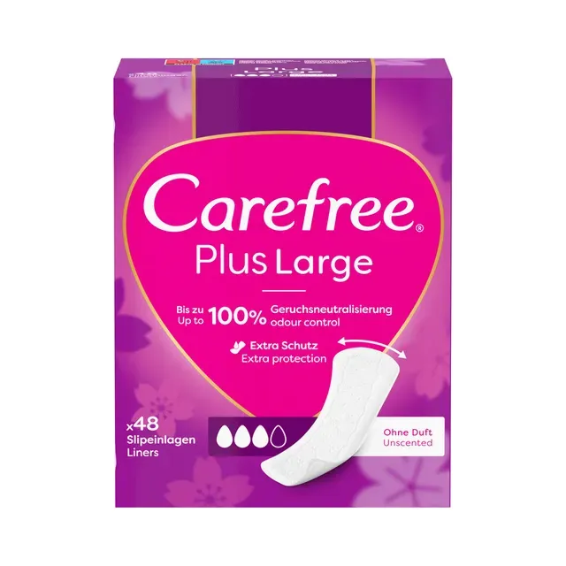 Pesukaitse Plus Large light scent, CAREFREE, 48 tk