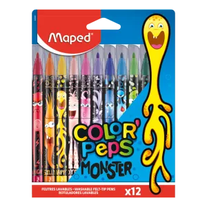 Viltpliiats maped colorpeps monster 12tk