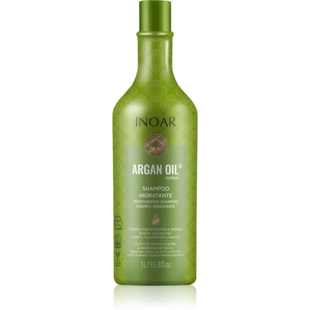 INOAR Argan Oil System Silendav šampoon 1000 ml