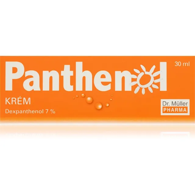 Dr. Müller Panthenol cream 7% Niisutav ja rahustav kreem päevitusjärgne 30 ml