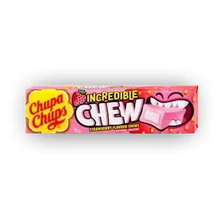 Chupa Chups Incredible Chew maasika 45g
