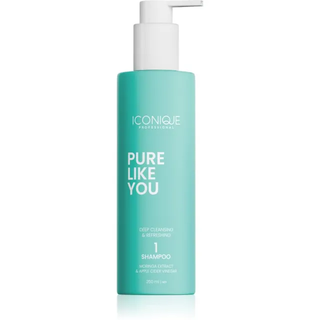 ICONIQUE Professional PURE LIKE YOU Deep Cleansing & Refreshing Shampoo Sügavpuhastav šampoon rasusele peanahale 250 ml