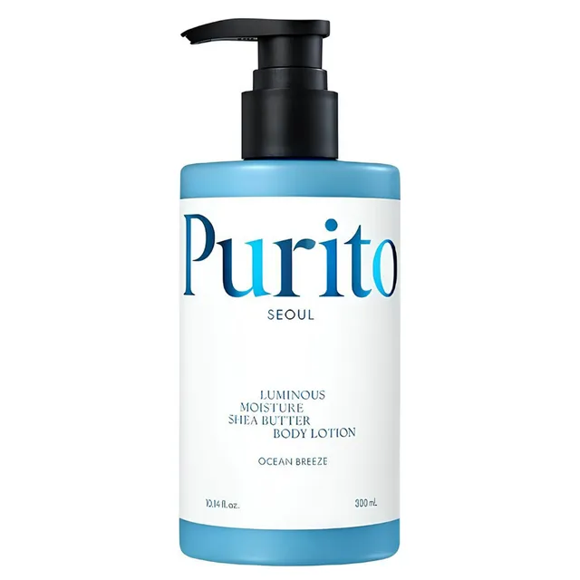 PURITO SEOUL Luminous Moisture Shea Butter Body Lotion Ocean Breeze 300ml