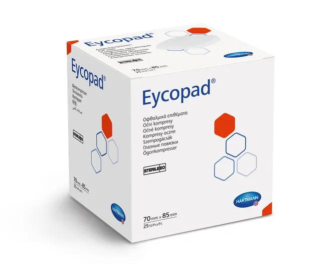 EYCOPAD SILMASIDE STERIILNE 70X85MM N25