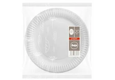 Ühekordne taldrik ILAJA 23cm 20tk