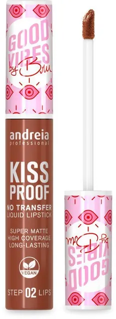 Andreia Makeup Kiss Proof Liquid Lipstick By Bru (8mL) Spiritual 16