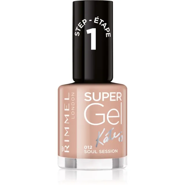 Rimmel Super Gel By Kate Geelküünelakk ilma UV / LED-lampide kasutamiseta varjund 012 Soul Session 12 ml