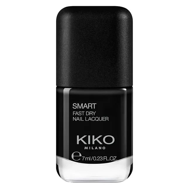 KIKO MILANO Smart Fast Dry Nail Polish No.45 Black 7ml