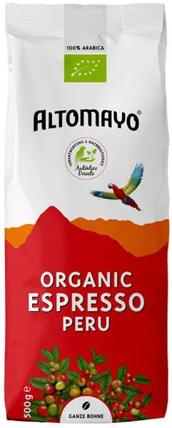 Kohvioad „Organic Espresso“, ökoloogiline