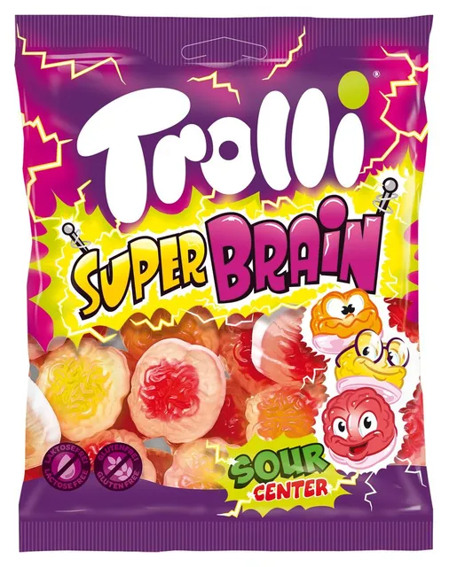 Trolli kummikommid Super Brain 100g