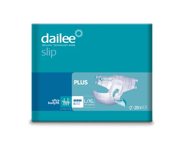 DAILEE SLIP PÜKSMÄHE PLUS L/XL 120-160CM 2686ML N28