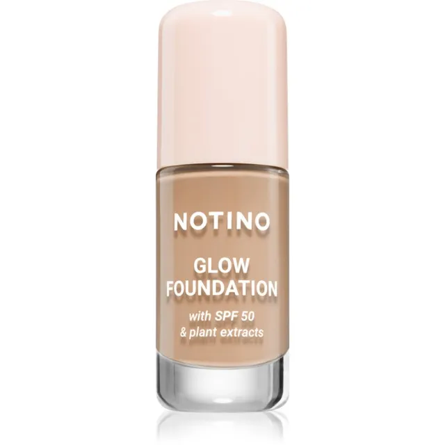 Notino Glow Foundation With SPF 50 & Plant Extracts Valgustpeegeldav jumestuskreem SPF 50 01 Medium Warm 30 ml