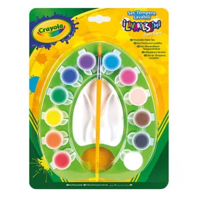 Pestavad värvid 12tk+1 pintsel Crayola