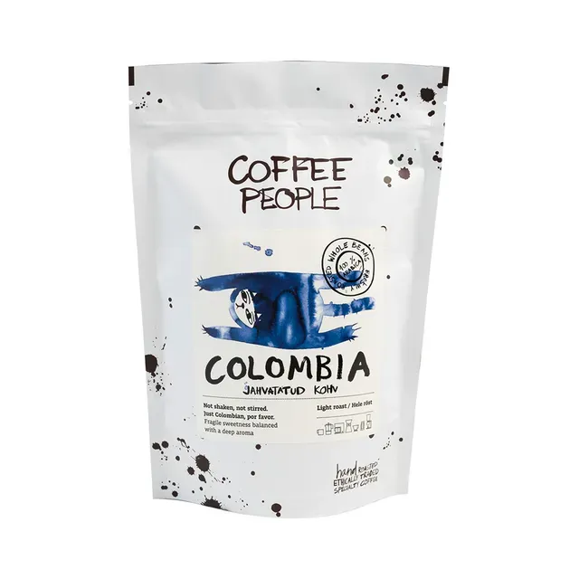 Jahvatatud kohv Colombia hele röst, COFFEE PEOPLE, 250 g