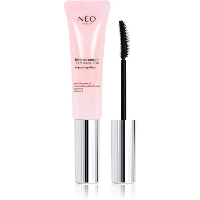 NEO MAKE UP Intense Serum Tan Mascara Tihendav ripsmetušš taastava toimega varjund Black 9 ml