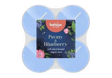 Teeküünlad BOLSIUS Peony&Blueberry 8tk