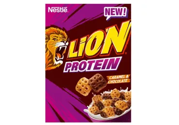 Hommikuhelbed valguga Lion NESTLE 340g