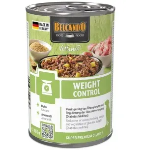 BELCANDO VETLINE WEIGHT CONTROL veterinaarsarja konservtoit koerale - kaalukontrolliks ja diabeedi korral