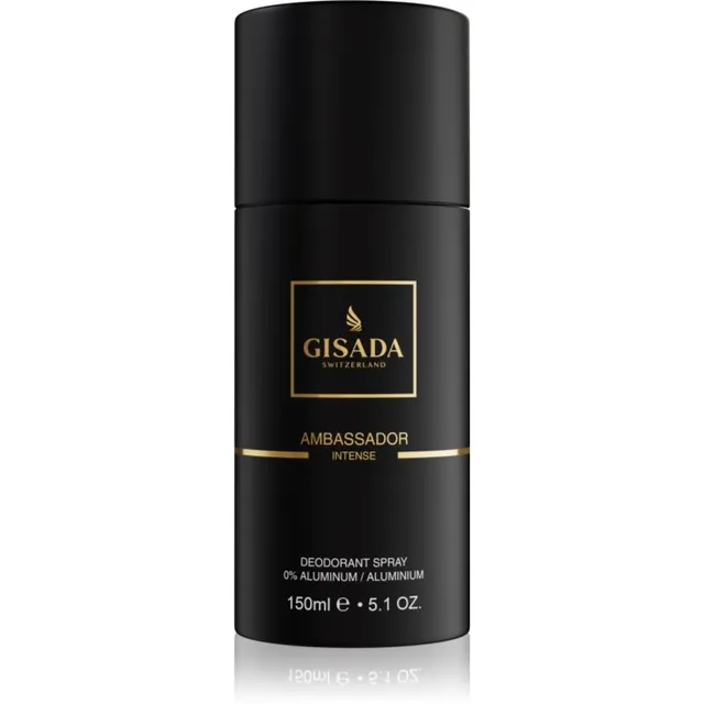 Gisada Ambassador Intense Pihustatav deodorant ei sisalda alumiiniumi meestele 150 ml