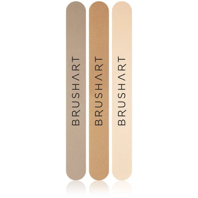 BrushArt Accessories Nail file set Küüneviilide komplekt varjund Beige 3 tk