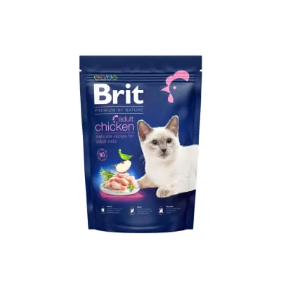 Kuivtoit kassidele kanaga Brit Premium 800g