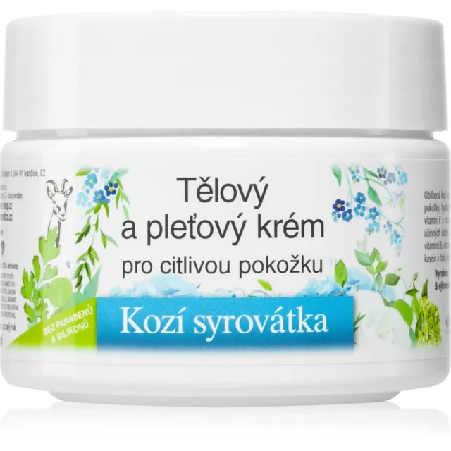 Bione Cosmetics Goat Whey Niisutav näo- ja kehakreem tundlikule nahale 260 ml