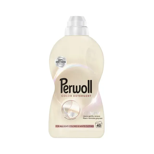 Pesugeel Light Colors 40pk, PERWOLL, 2 l