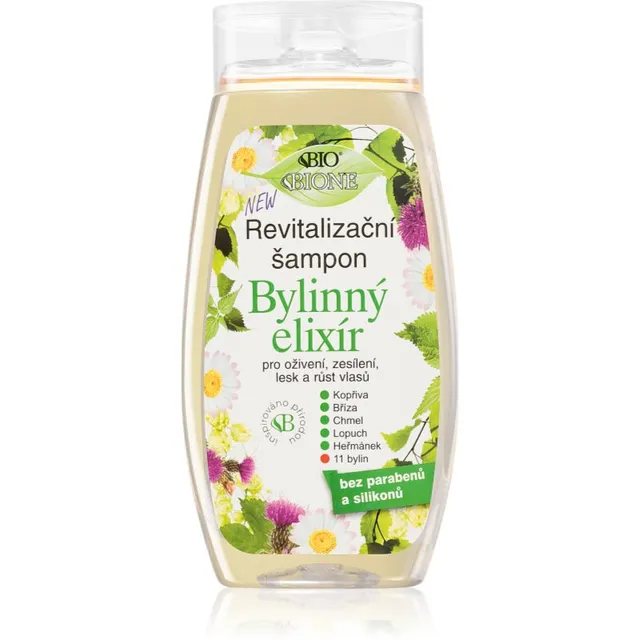 Bione Cosmetics Herbal Elixir Elustav šampoon 260 ml