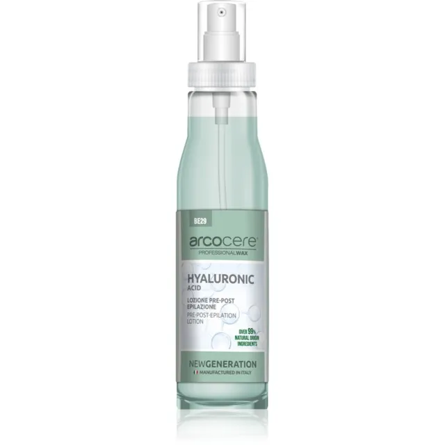 Arcocere After Wax  Hyaluronic Acid Näovesi enne koorimist 150 ml