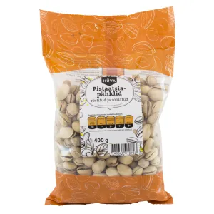 Hüva Pistaatsiapähklid 400g röst.soolat.