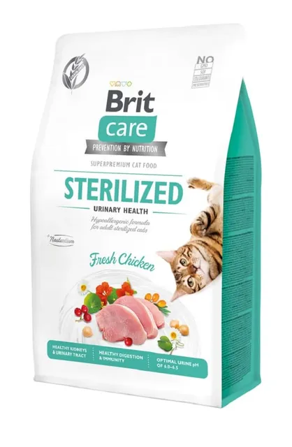 Brit Care Sterilized Urinary Health kassi kuivtoit, 2 kg