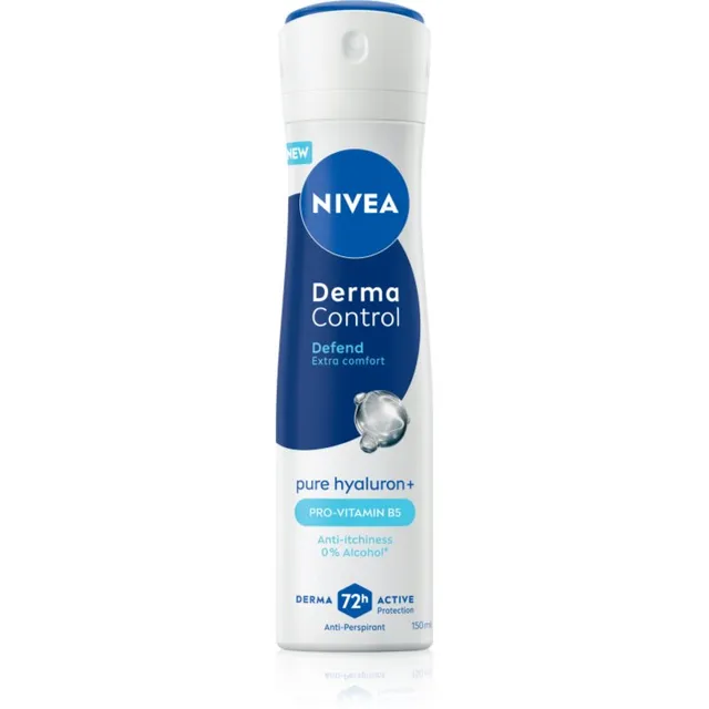 NIVEA Derma Control Defend Pihustatav antiprespirant ärritunud nahale 150 ml