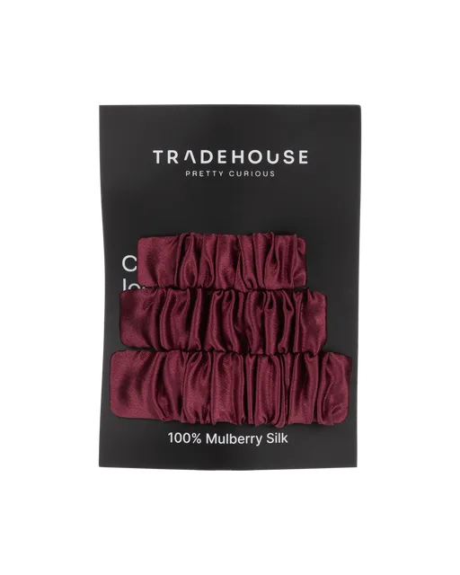 Tradehouse Pretty Curious 100% Mulberry siidist juukseklambrite komplekt