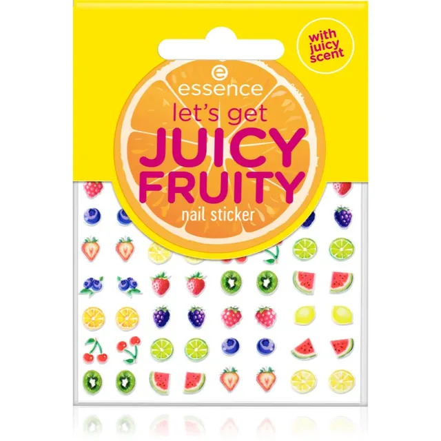essence let's get JUICY FRUITY Küünte kleebised 56 tk