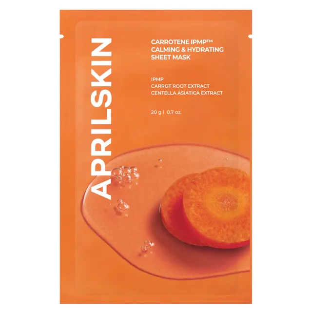 APRILSKIN Carrotene IPMP Calming & Hydrating Sheet Mask 20g