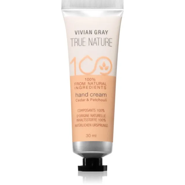 Vivian Gray True Nature Cedar & Patchouli Niisutav kätekreem 30 ml
