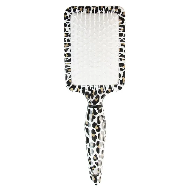 THE VINTAGE COSMETIC Leopard Print Rectangular Paddle Brush