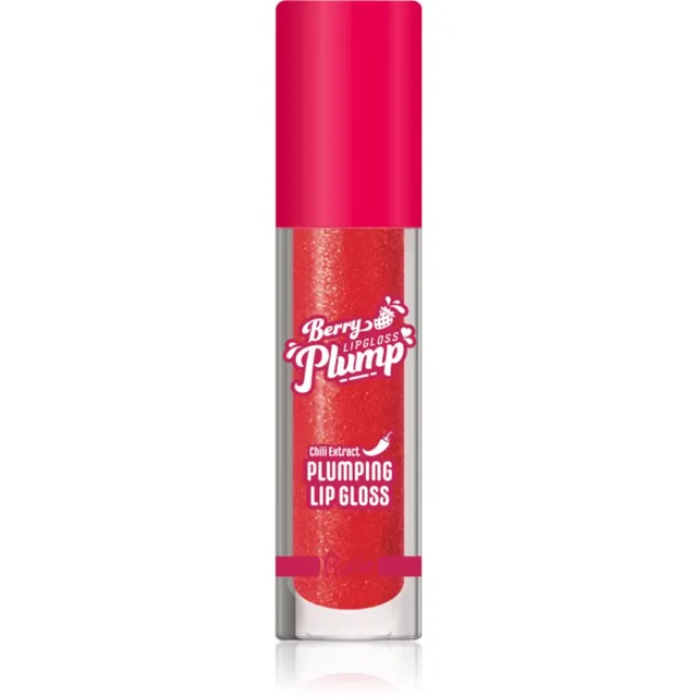 Rude Cosmetics Berry Plump Niisutav huuleläige volüümi andva efektiga varjund Strawberry Kiss 4 g