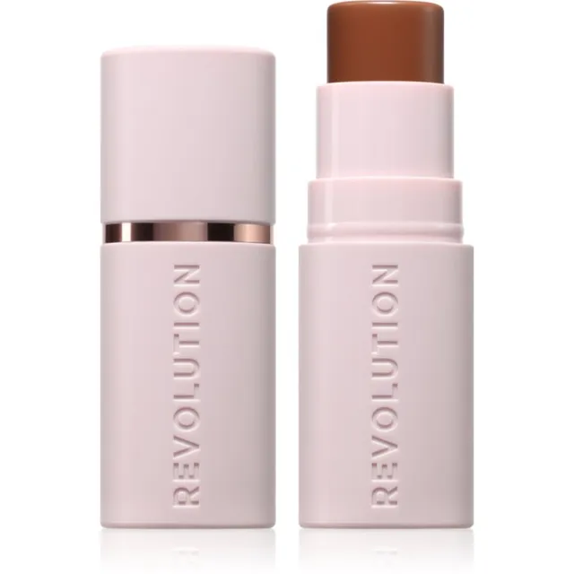 Revolution Skin Silk Bronzer Stick Päikesekreempuuder pulgakujuline varjund Tan Caramel 4.5 g