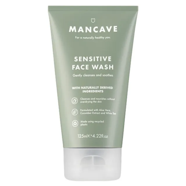MANCAVE Sensitive Face Wash 125ml