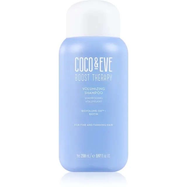 Coco & Eve Boost Therapy Volumising Shampoo Volüümšampoon õhukestele ja peadligi hoidvatele juustele 280 ml