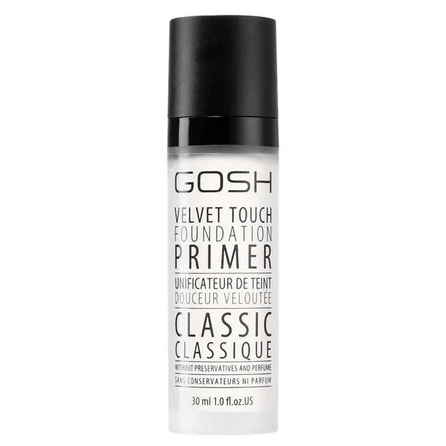 GOSH Velvet Touch Clear Foundation Primer 30ml