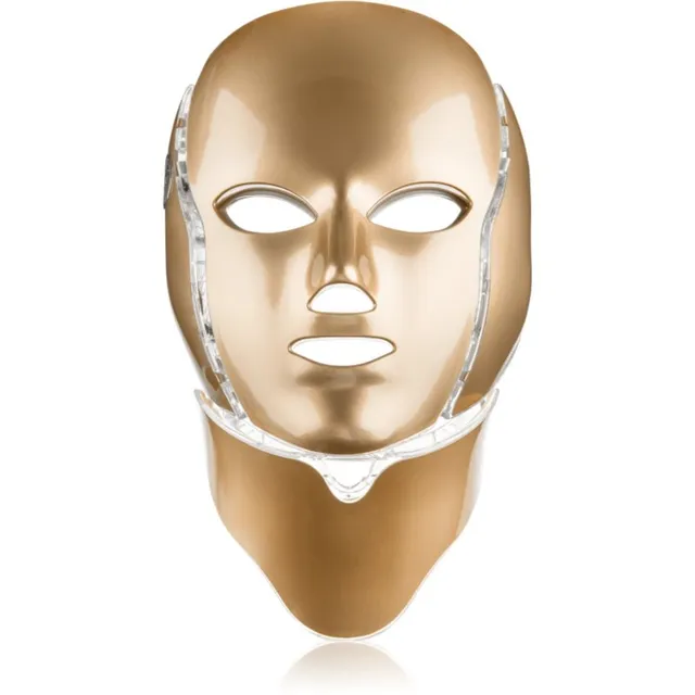 PALSAR7 LED Mask Face and Neck hooldav LED-mask näole ja kaelale Gold 1 tk