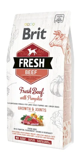 Brit Fresh kuivtoit suurt tõugu kutsikale, veis/kõrvits, 2,5 kg